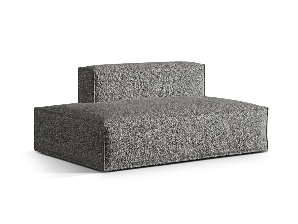 Nuria Boucle Modular Sofa links 3 Sitzer in Graphite-Monet präsentiert im Onlineshop von KAQTU Design AG. Modulares Sofa ist von Micadoni