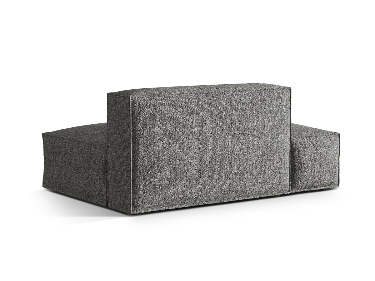 Nuria Boucle Modular Sofa links 3 Sitzer in Graphite-Monet präsentiert im Onlineshop von KAQTU Design AG. Modulares Sofa ist von Micadoni