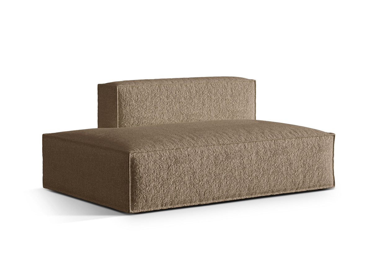 Nuria Boucle Modular Sofa links 3 Sitzer in Cappuccino-Monet präsentiert im Onlineshop von KAQTU Design AG. Modulares Sofa ist von Micadoni