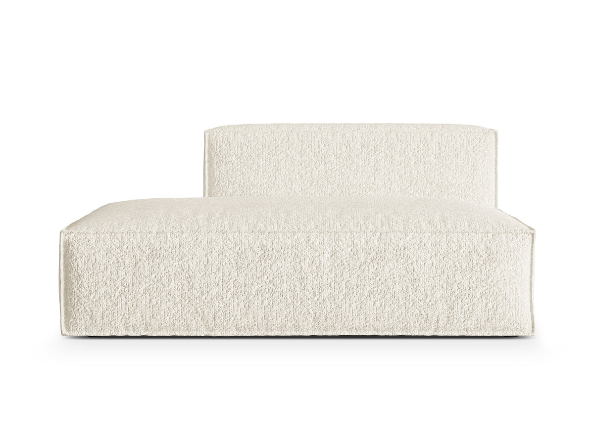 Nuria Boucle Modular Sofa links 3 Sitzer in Ivory-Monet präsentiert im Onlineshop von KAQTU Design AG. Modulares Sofa ist von Micadoni