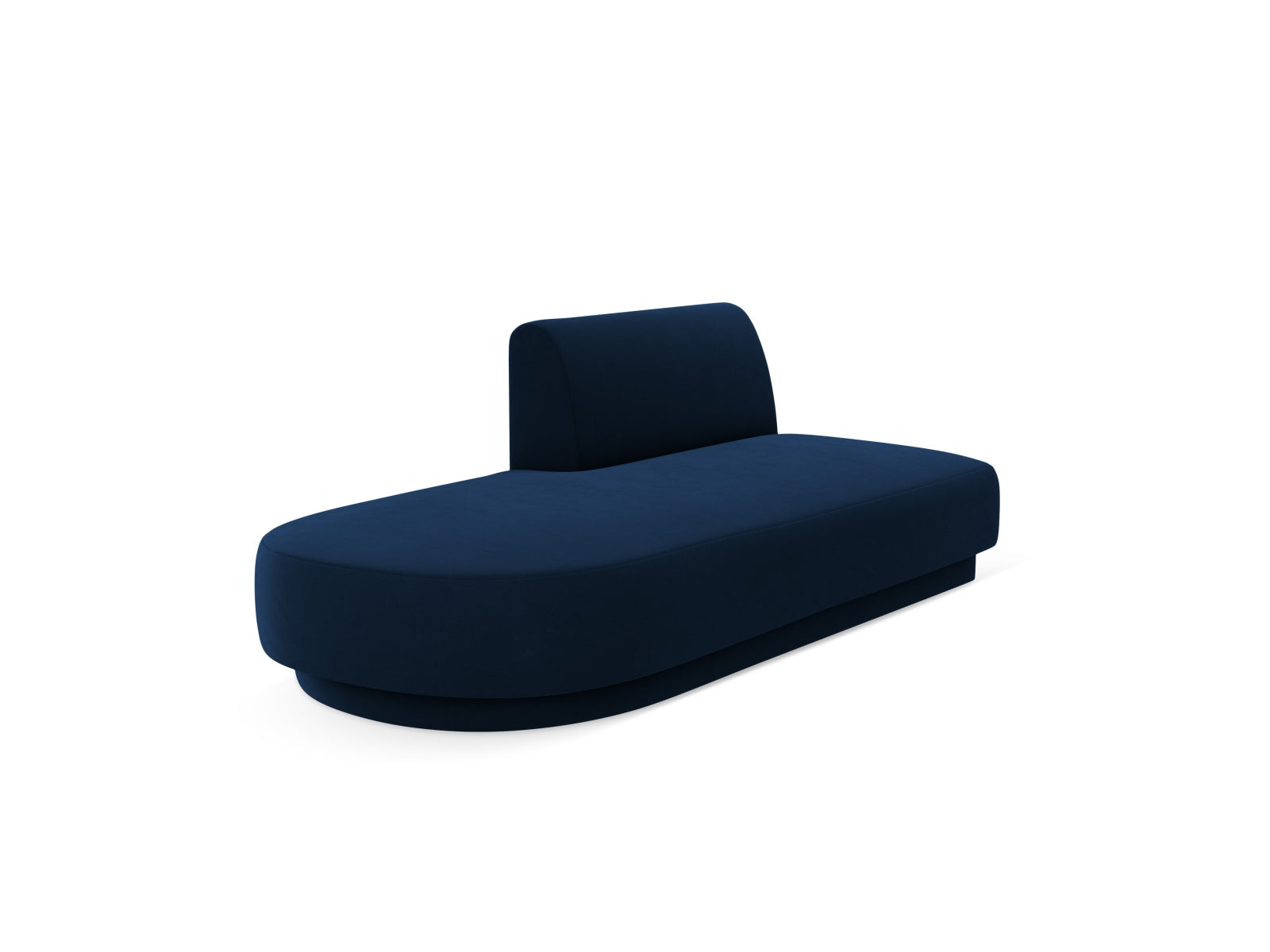Miley Sitting Module Open links 2 Sitzer in Royal Blue präsentiert im Onlineshop von KAQTU Design AG. Modulares Sofa ist von Micadoni