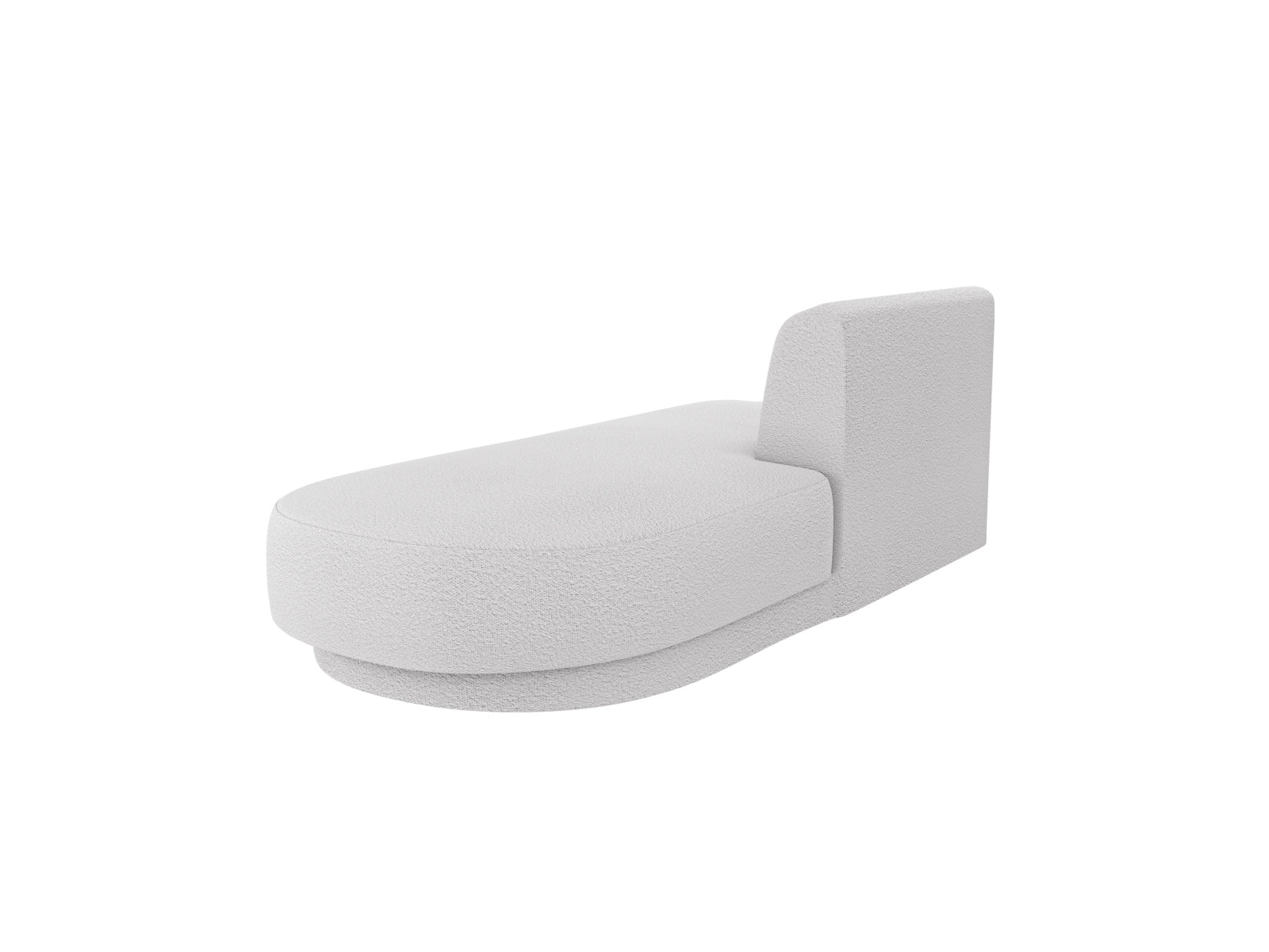 Miley Sitting Module Open rechts 2 Sitzer in Light Grey präsentiert im Onlineshop von KAQTU Design AG. Modulares Sofa ist von Micadoni