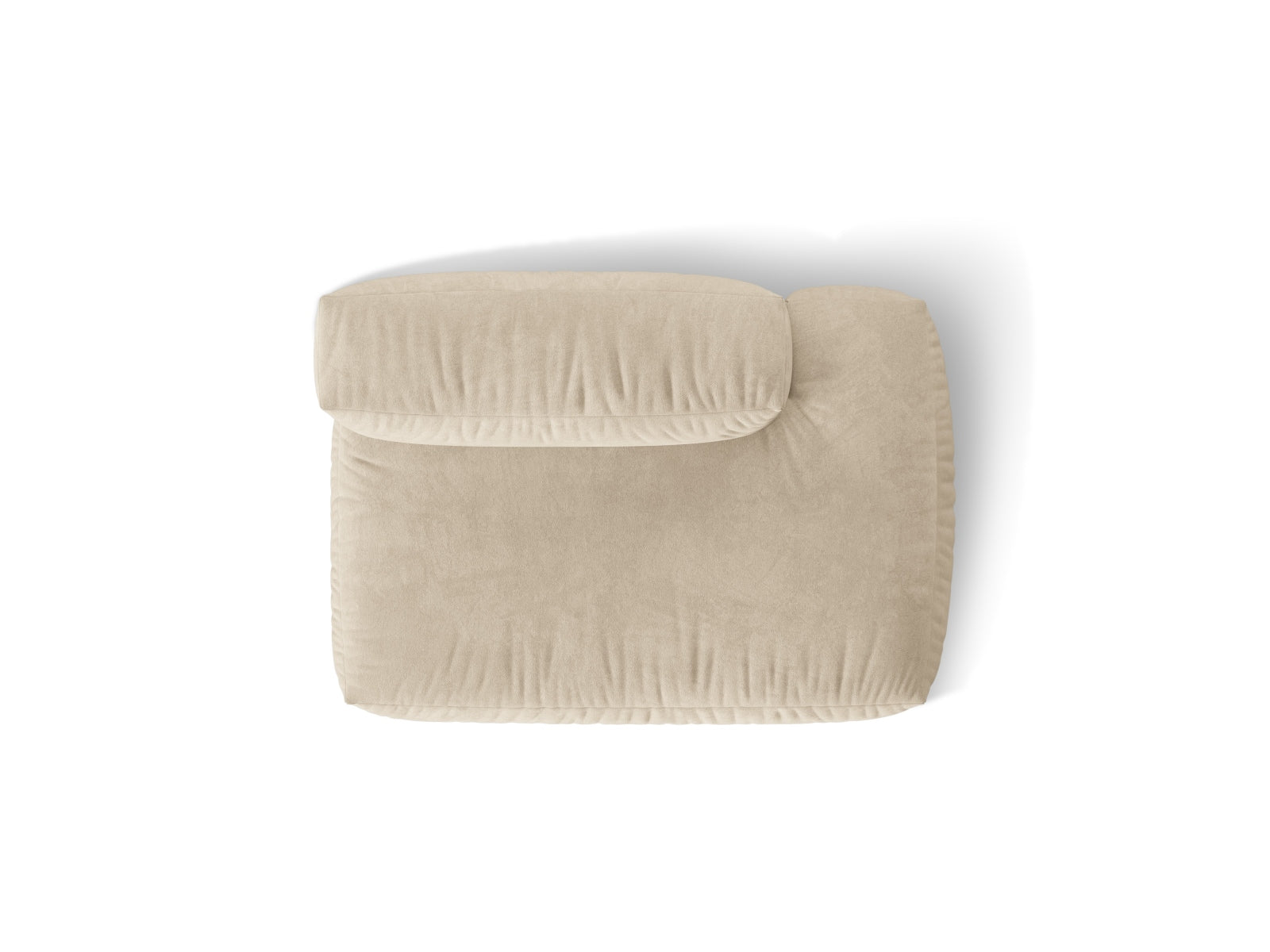 Martina Sofa rechts 2 Sitzer in Light Beige präsentiert im Onlineshop von KAQTU Design AG. L-Sofa rechts ist von Micadoni