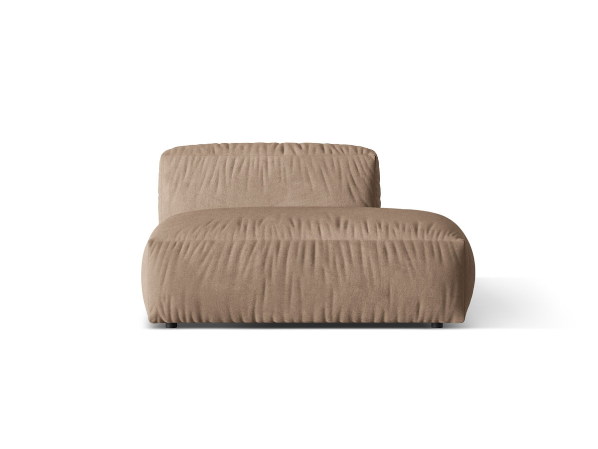 Martina Sofa rechts 2 Sitzer in Dark Beige-Vogue präsentiert im Onlineshop von KAQTU Design AG. L-Sofa rechts ist von Micadoni