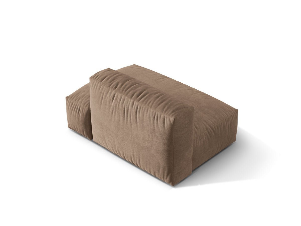 Martina Sofa rechts 2 Sitzer in Dark Beige-Vogue präsentiert im Onlineshop von KAQTU Design AG. L-Sofa rechts ist von Micadoni