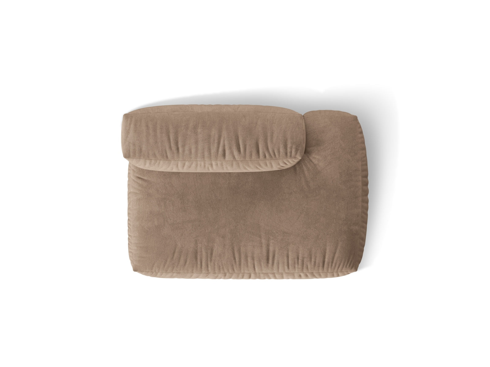 Martina Sofa rechts 2 Sitzer in Dark Beige präsentiert im Onlineshop von KAQTU Design AG. L-Sofa rechts ist von Micadoni