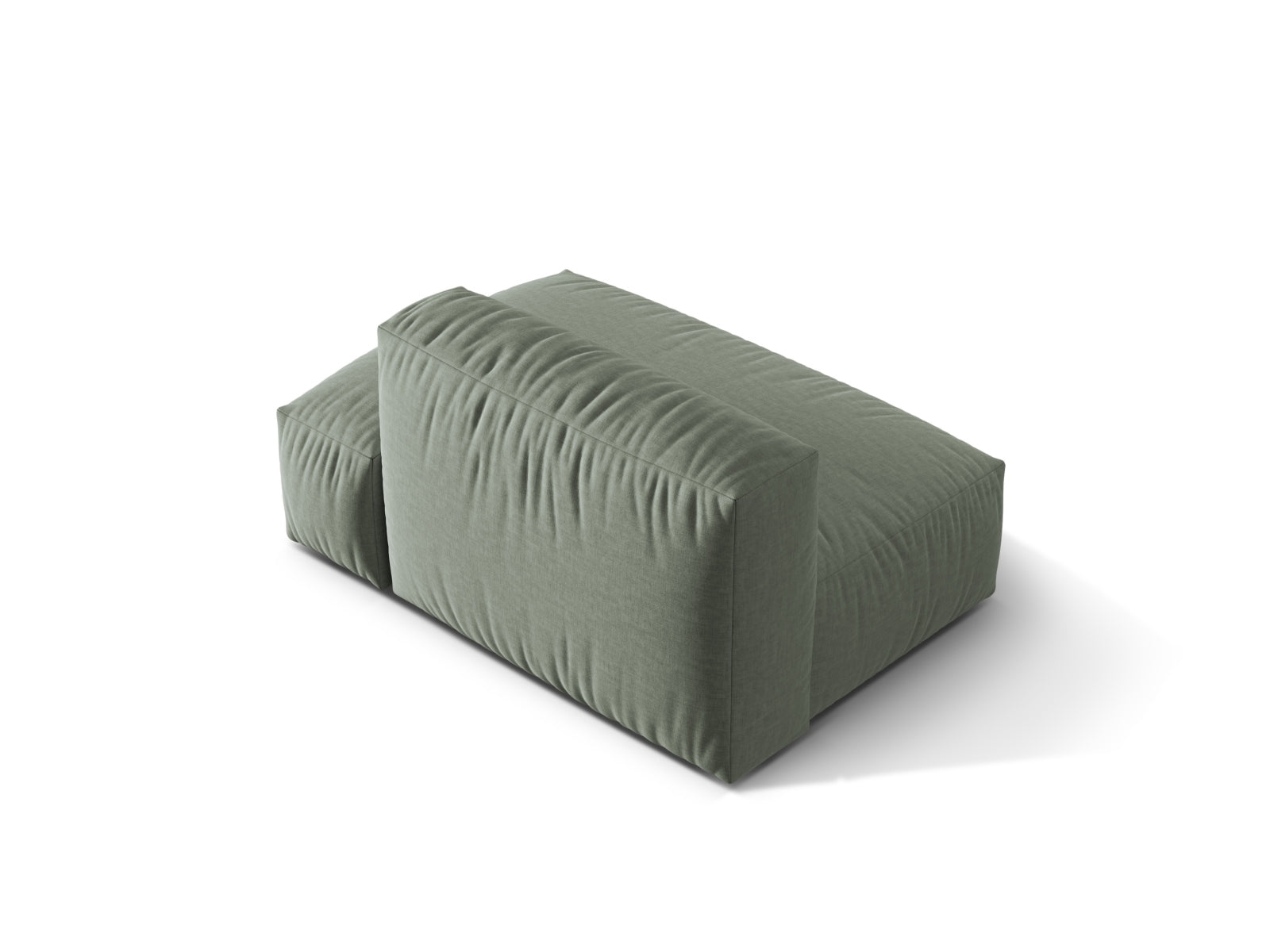 Martina Sofa rechts 2 Sitzer in Moss Green präsentiert im Onlineshop von KAQTU Design AG. L-Sofa rechts ist von Micadoni