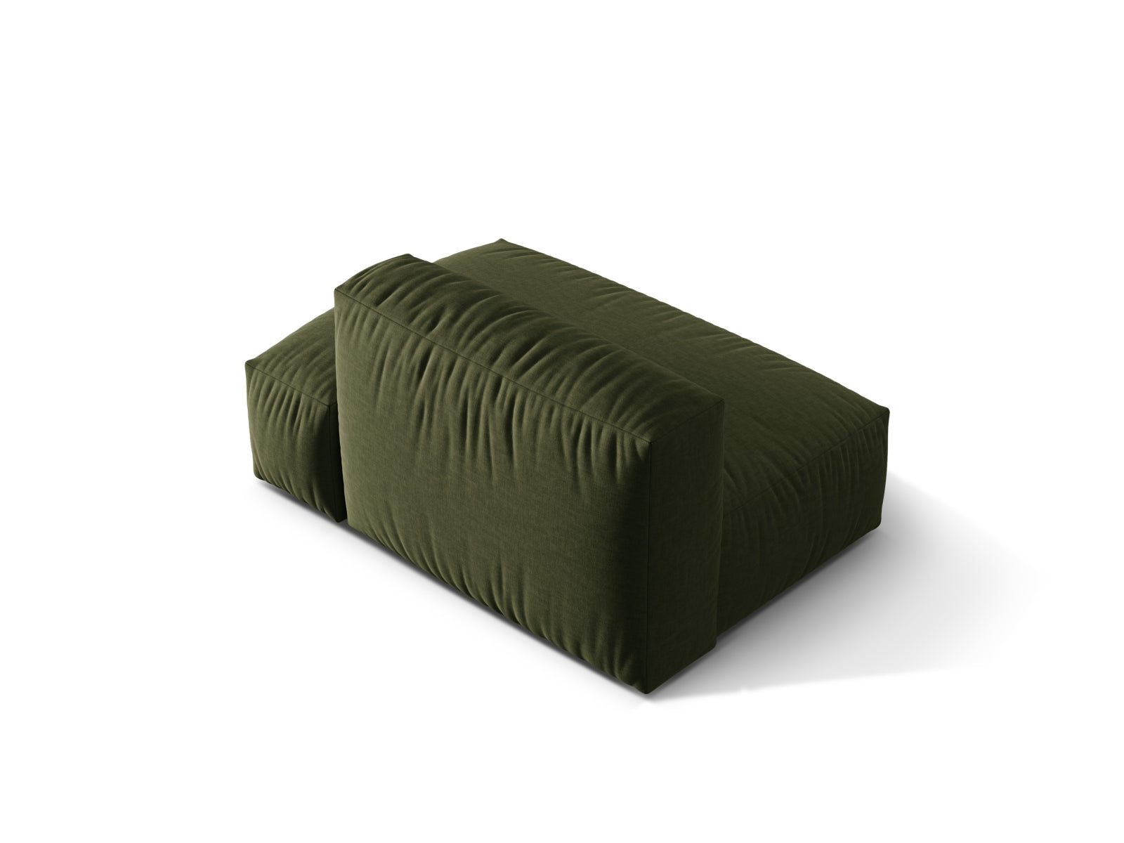 Martina Sofa rechts 2 Sitzer in Green präsentiert im Onlineshop von KAQTU Design AG. L-Sofa rechts ist von Micadoni