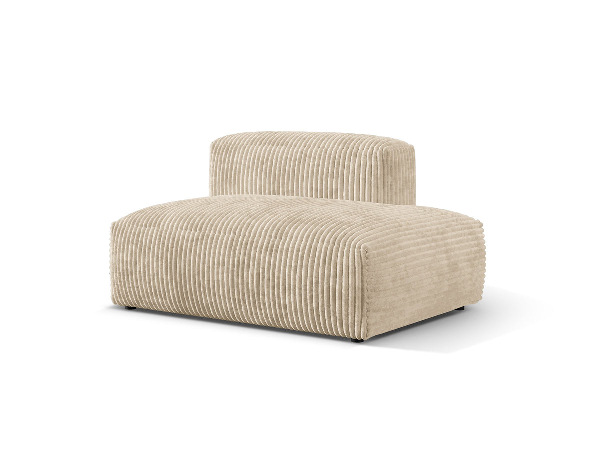 Martina Sofa rechts 2 Sitzer in Light Beige-Tilia präsentiert im Onlineshop von KAQTU Design AG. Modulares Sofa ist von Micadoni