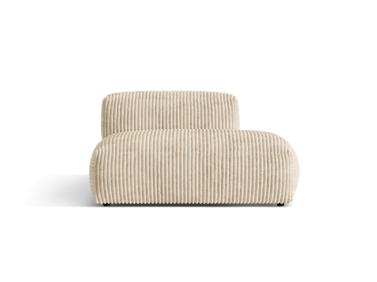 Martina Sofa rechts 2 Sitzer in Light Beige-Tilia präsentiert im Onlineshop von KAQTU Design AG. L-Sofa rechts ist von Micadoni