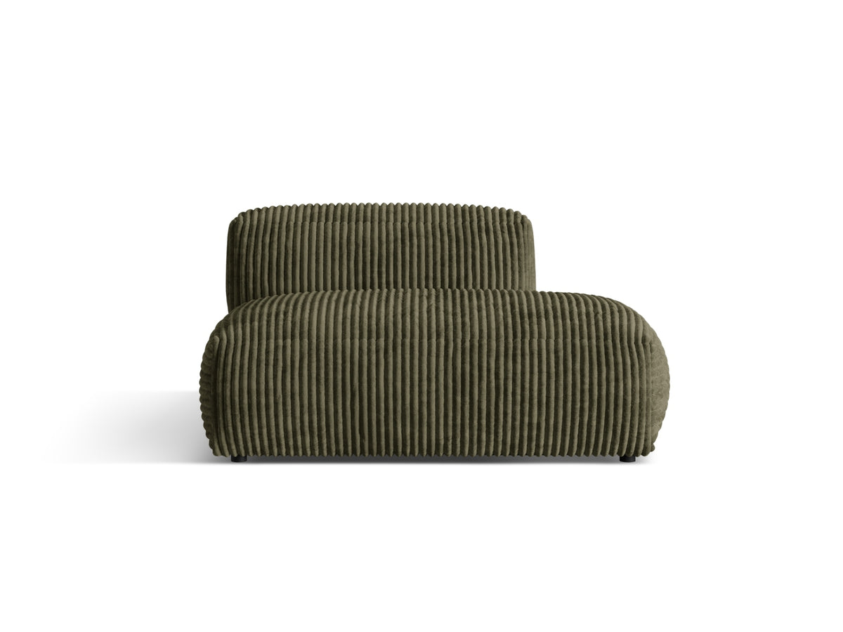 Martina Sofa rechts 2 Sitzer in Moss Green-Tilia präsentiert im Onlineshop von KAQTU Design AG. L-Sofa rechts ist von Micadoni