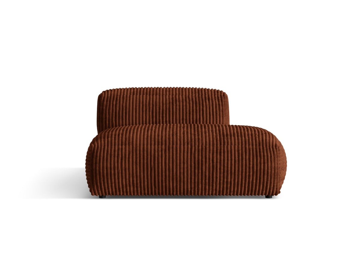 Martina Sofa rechts 2 Sitzer in Brick-Tilia präsentiert im Onlineshop von KAQTU Design AG. L-Sofa rechts ist von Micadoni