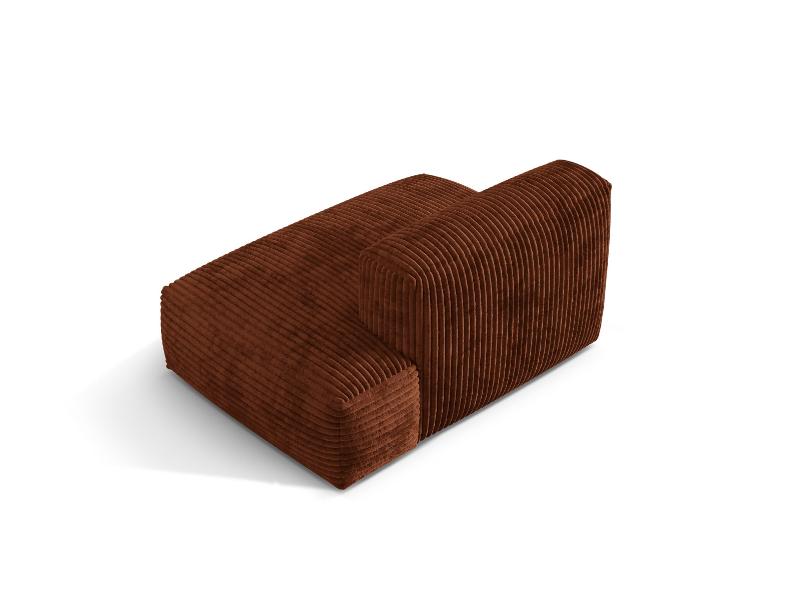 Martina Sofa rechts 2 Sitzer in Brick präsentiert im Onlineshop von KAQTU Design AG. L-Sofa rechts ist von Micadoni