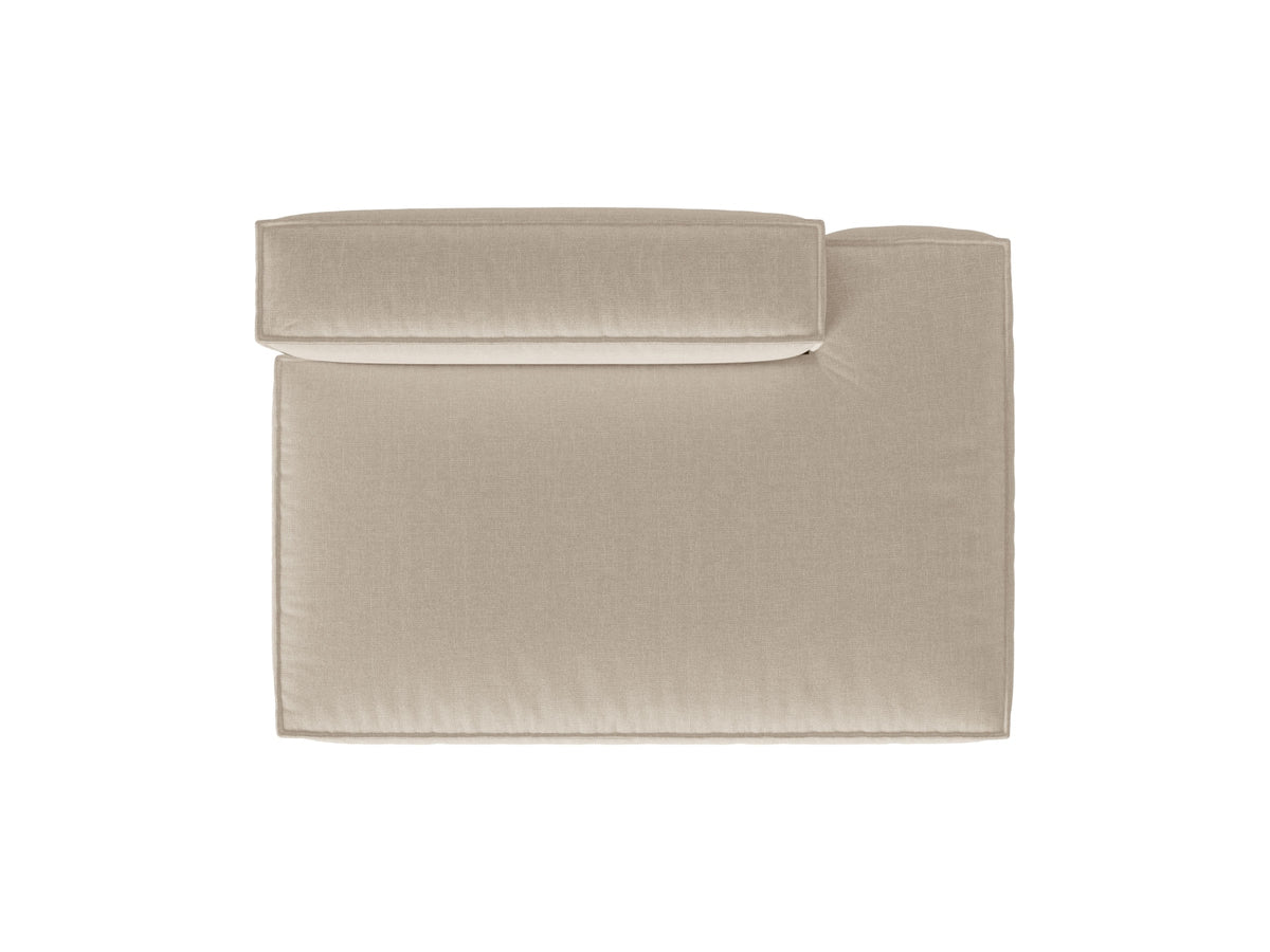 3-Sitzer Modular Sofa Open end rechts Nuria in Beige-Liberty präsentiert im Onlineshop von KAQTU Design AG. 3er Sofa ist von Micadoni