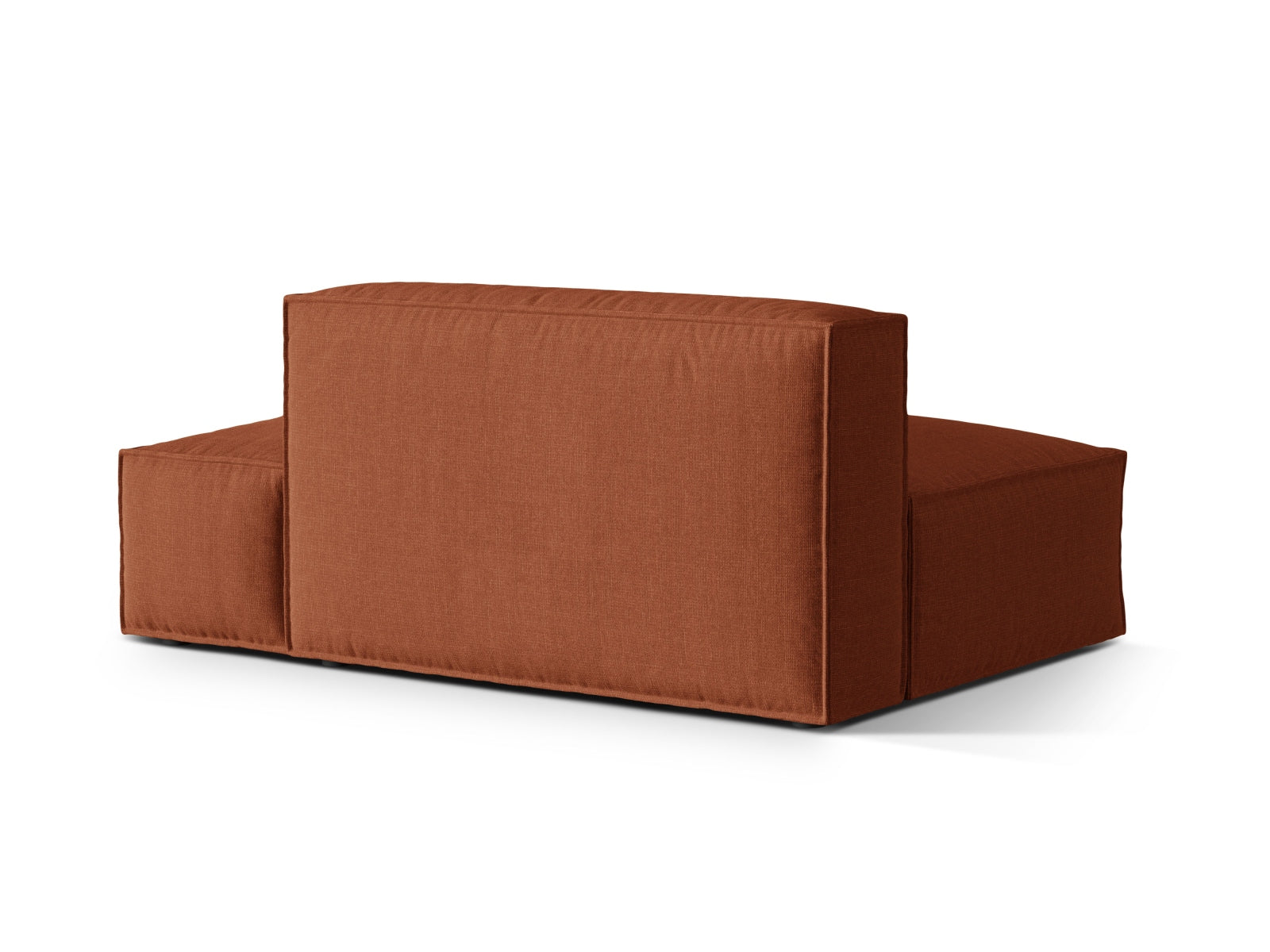 Nuria Modular Sofa rechts 3 Sitzer in Brick präsentiert im Onlineshop von KAQTU Design AG. Modulares Sofa ist von Micadoni