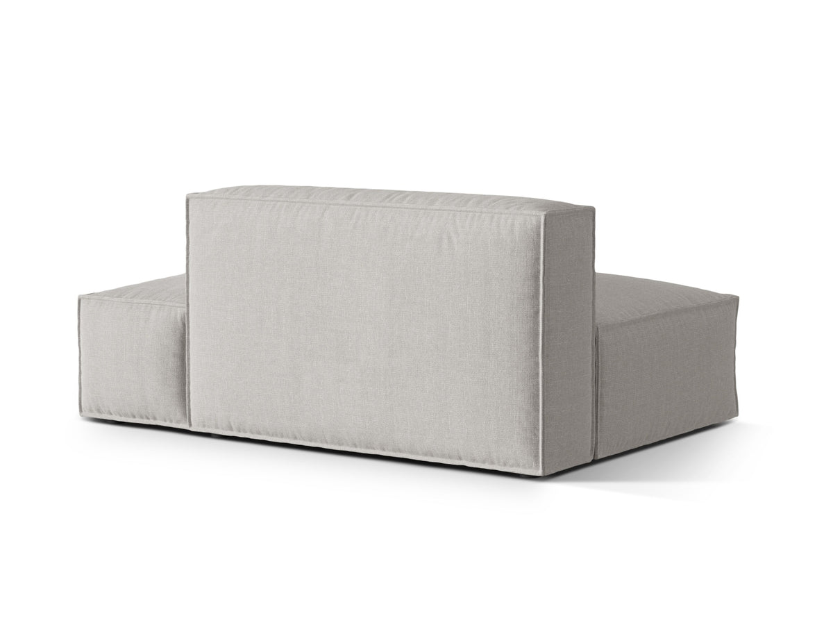 3-Sitzer Modular Sofa Open end rechts Nuria in Light Grey-Liberty präsentiert im Onlineshop von KAQTU Design AG. 3er Sofa ist von Micadoni