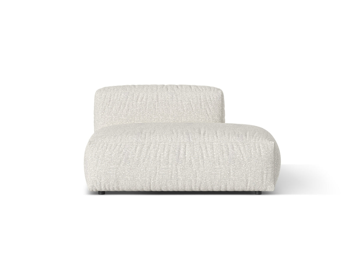 2-Sitzer Rechtssofa Martina in Grey Beige Melange-Monet präsentiert im Onlineshop von KAQTU Design AG. Modulares Sofa ist von Micadoni