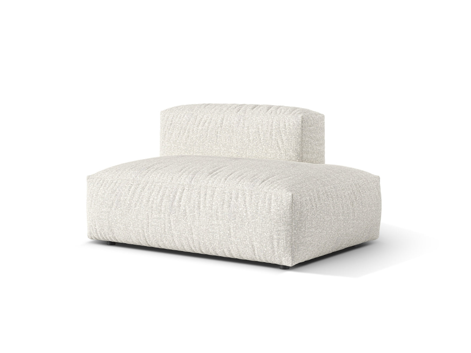 Elegantes 2-Sitzer Sofa Martina in stilvollem Grey Beige Melange, ideal für moderne Wohnräume und vielseitige Gestaltungsmöglichkeiten.