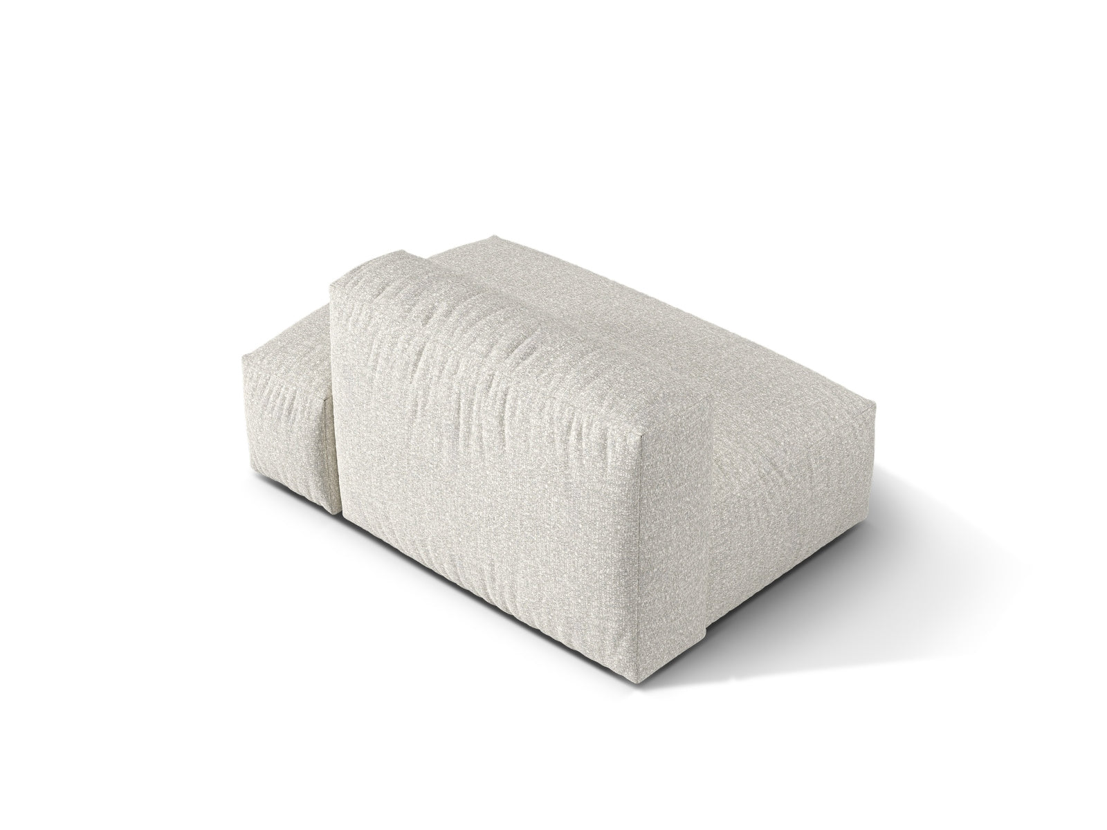 Elegantes 2-Sitzer Sofa Martina in Grau-Beige, ideal für gemütliche Wohnzimmer und vielseitige Einrichtungsmöglichkeiten.