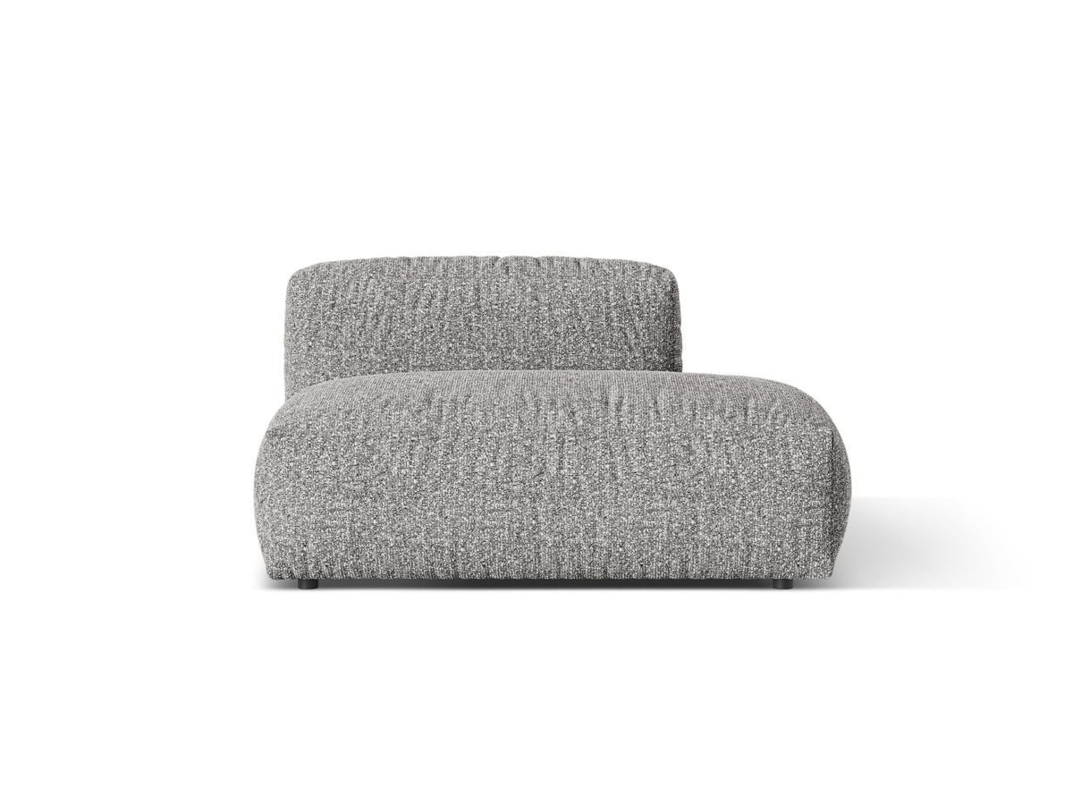 2-Sitzer Rechtssofa Martina in Graphite-Monet präsentiert im Onlineshop von KAQTU Design AG. Modulares Sofa ist von Micadoni