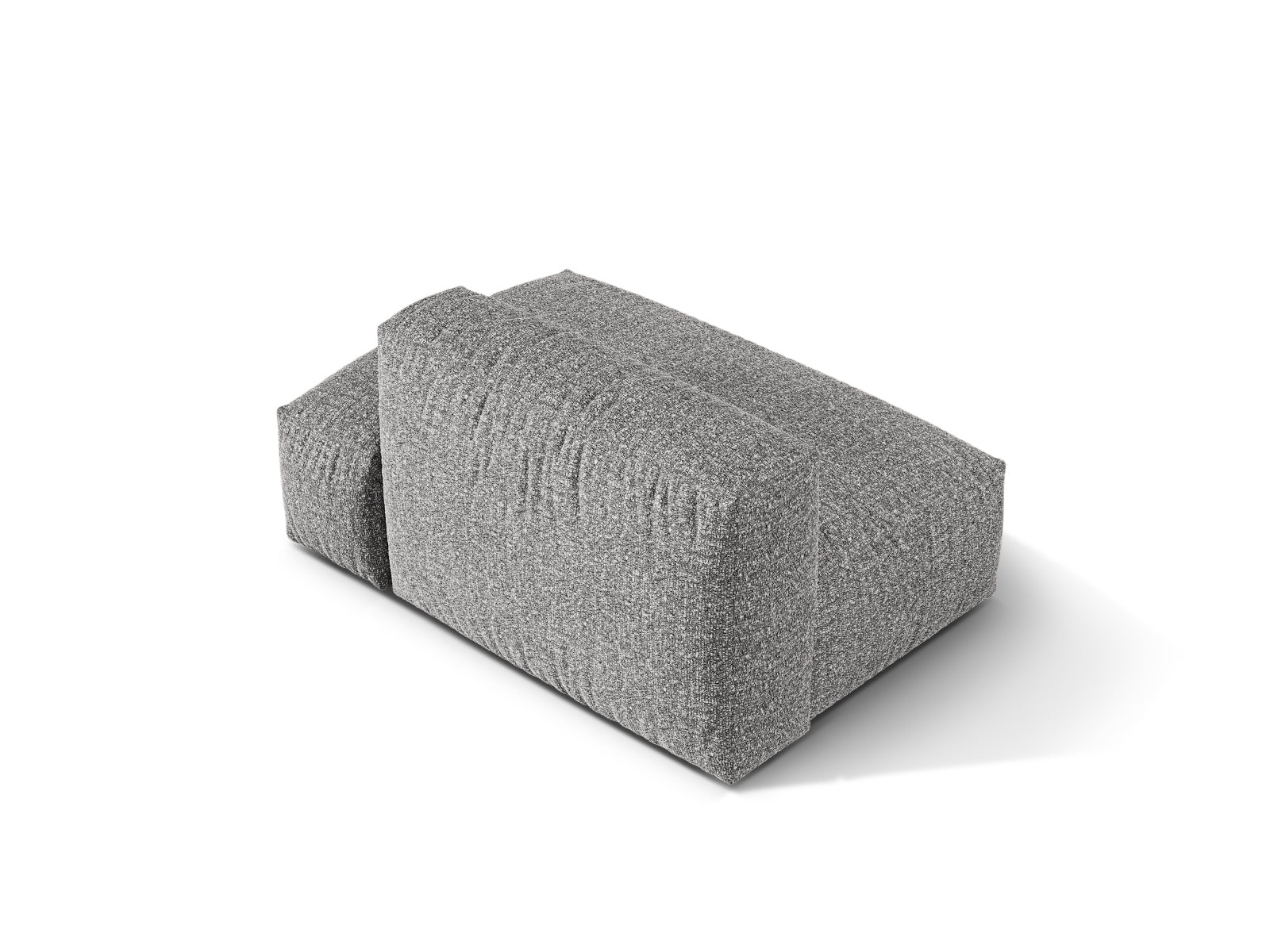 Elegantes 2-Sitzer Sofa Martina in modernem Graphit, ideal für kreative Raumgestaltungen und flexible Wohnlösungen.