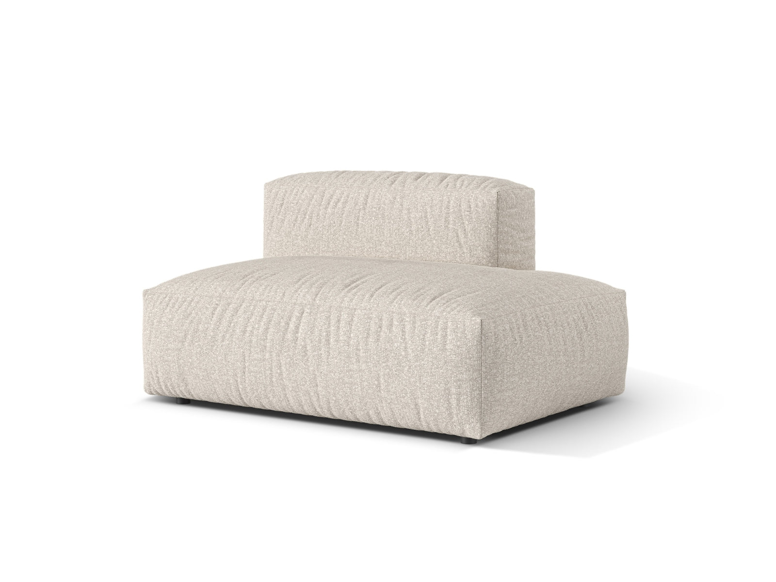 Beige 2-Sitzer Rechtssofa Martina von Micadoni, stilvolles modulares Sofa für modernen Wohnraum, bequem und elegant.