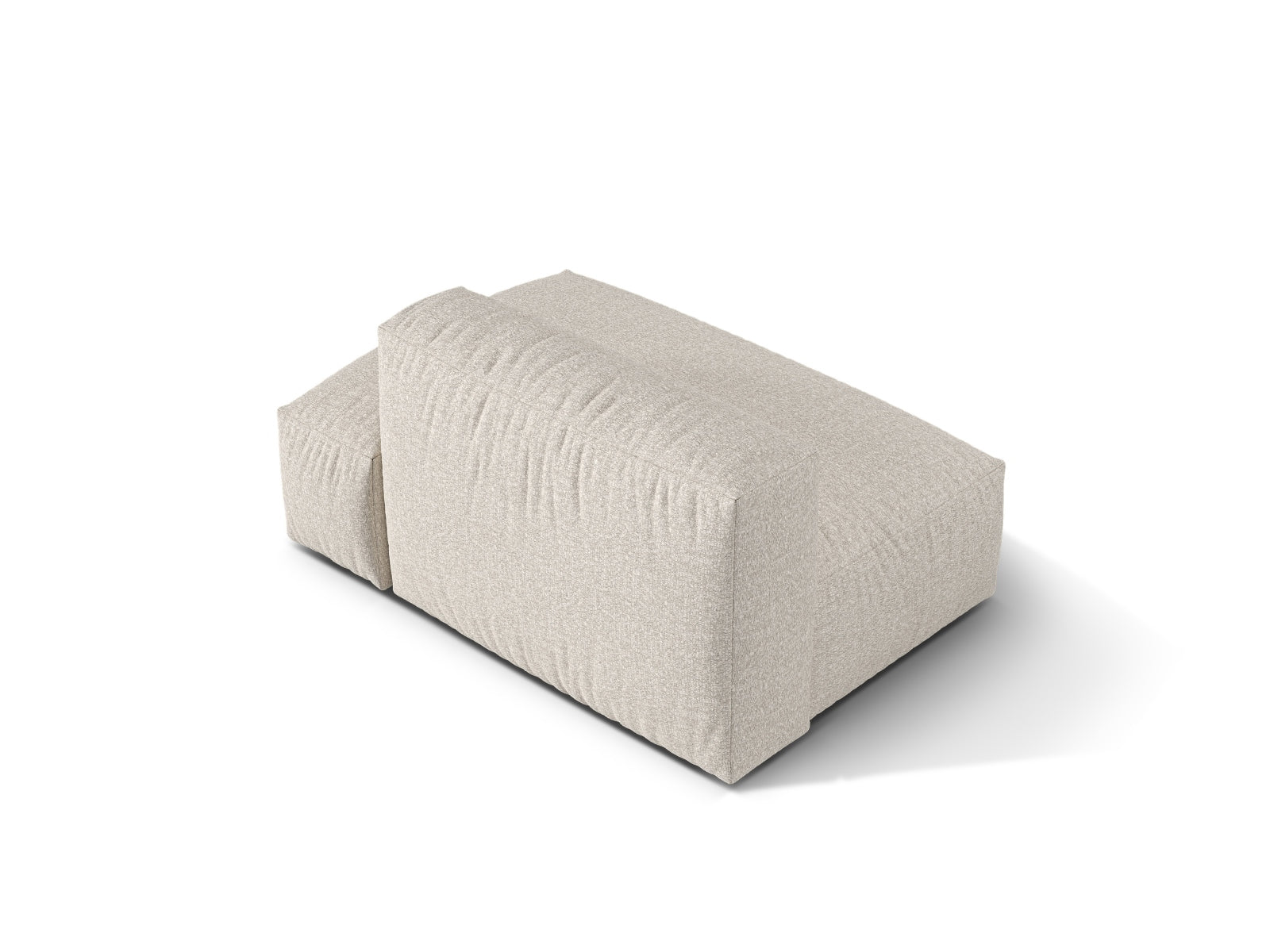 Beige 2-Sitzer Sofa Martina von Micadoni, elegantes modulares Sofa mit modernem Design, perfekt für gemütliche und stilvolle Wohnbereiche.