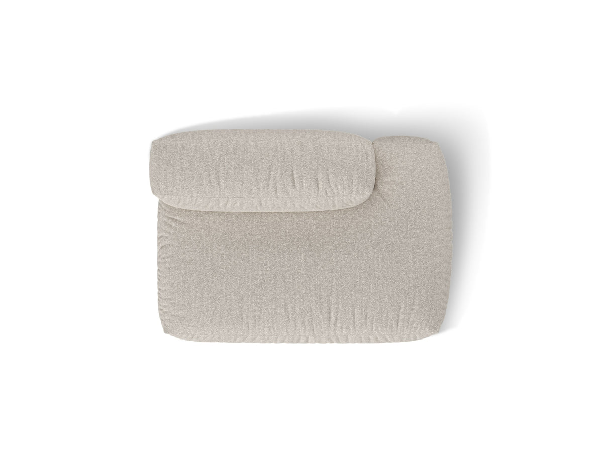 2-Sitzer Rechtssofa Martina in Beige-Monet präsentiert im Onlineshop von KAQTU Design AG. Modulares Sofa ist von Micadoni