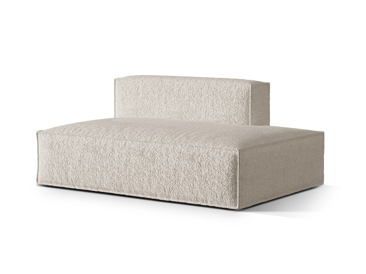 Nuria Boucle rechts Modular Sofa 3 Sitzer in Beige-Monet präsentiert im Onlineshop von KAQTU Design AG. Modulares Sofa ist von Micadoni