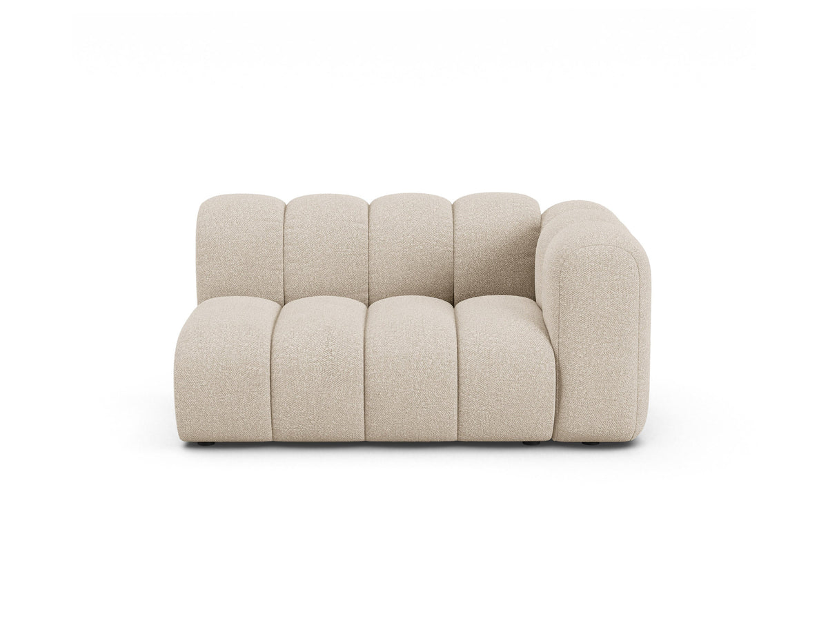Lupine Boucle rechts Modular Sofa 2 Sitzer in Beige-Baloo präsentiert im Onlineshop von KAQTU Design AG. Modulares Sofa ist von Micadoni