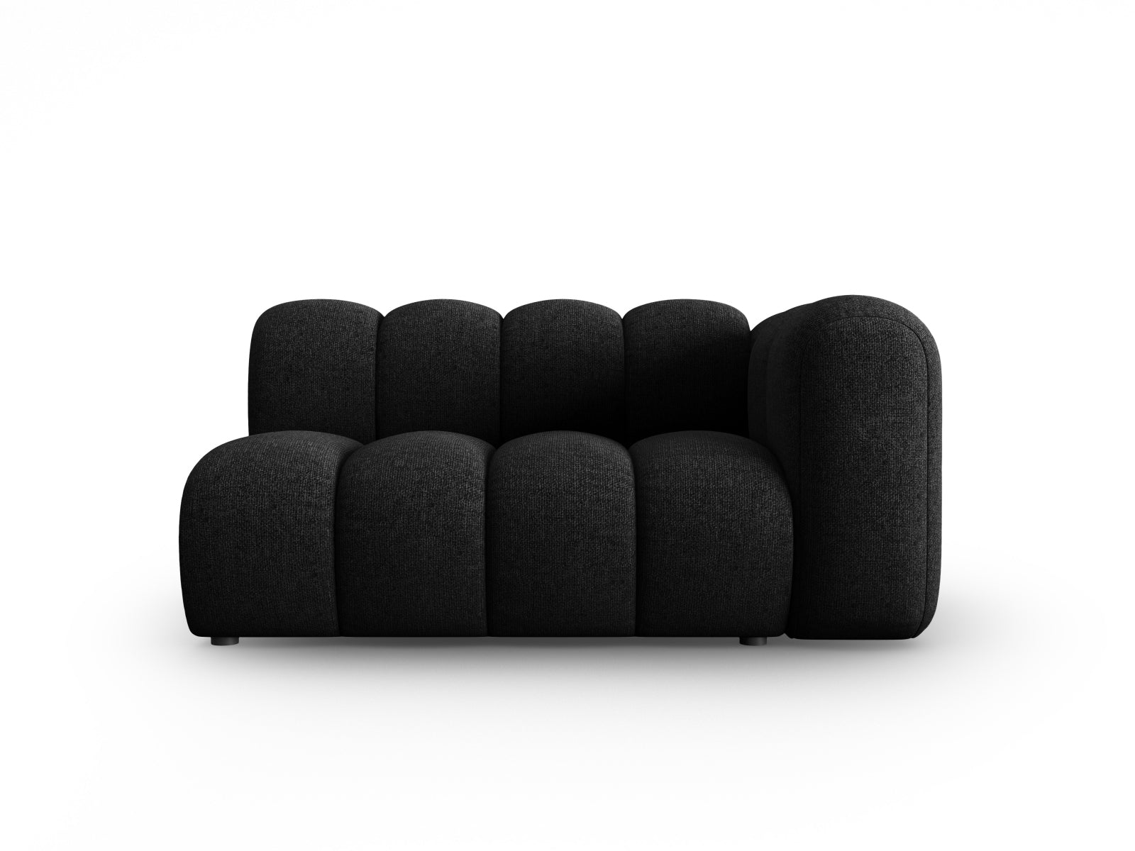 Lupine Modular Sofa rechts 2 Sitzer in Black präsentiert im Onlineshop von KAQTU Design AG. Modulares Sofa ist von Micadoni