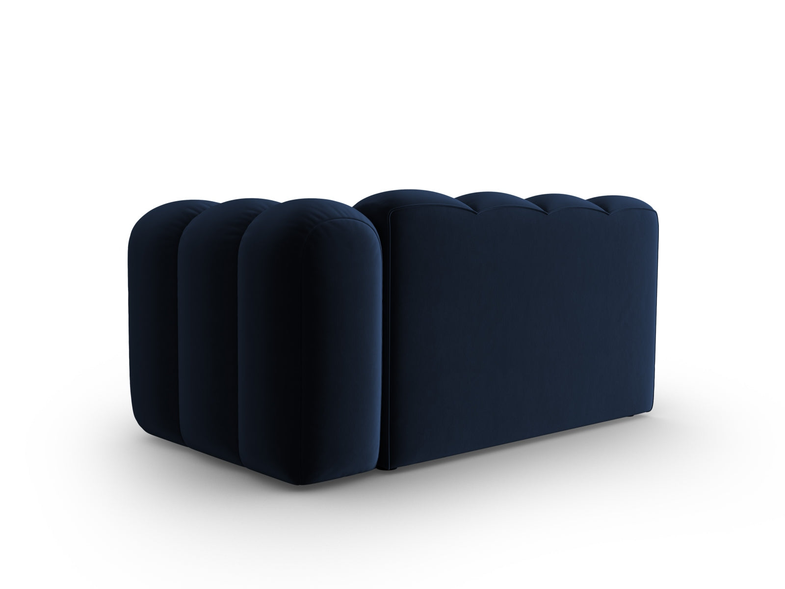 Lupine Velour Modular Sofa rechts 2 Sitzer in Royal Blue präsentiert im Onlineshop von KAQTU Design AG. Modulares Sofa ist von Micadoni