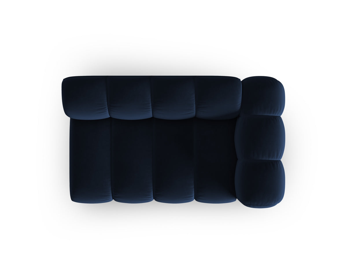 Lupine Velour Modular Sofa rechts 2 Sitzer in Royal Blue-Salvador präsentiert im Onlineshop von KAQTU Design AG. Modulares Sofa ist von Micadoni