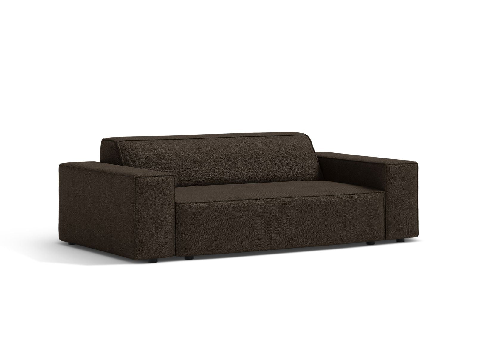 Elegantes 2-Sitzer Sofa Jodie in Braun von Micadoni, ideal für stilvolle Wohnräume. Bequem und modern, perfekt für entspannte Stunden.
