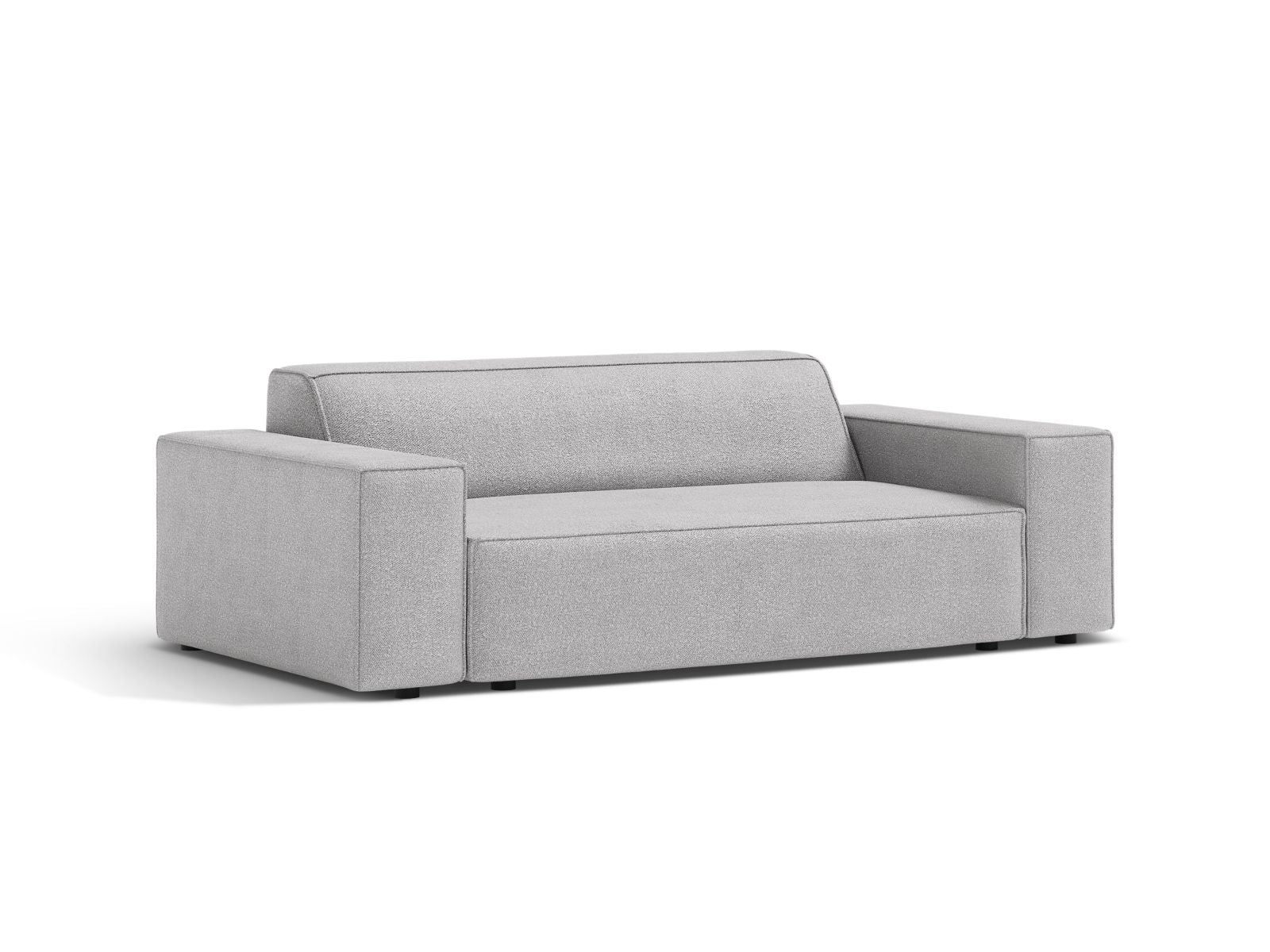 Elegantes 2-Sitzer Sofa Jodie in hellem Grau, ideal für moderne Wohnräume, erhältlich bei KAQTU Design AG.