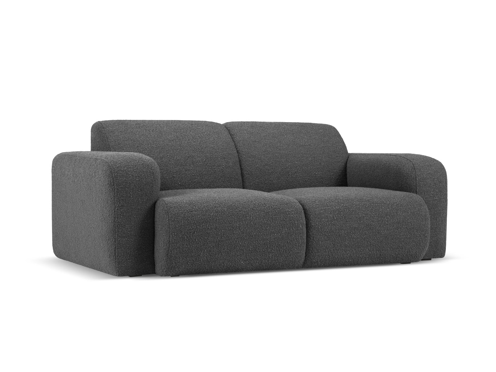 Molino Boucle Sofa 2 Sitzer in Dark Grey präsentiert im Onlineshop von KAQTU Design AG. 3er Sofa ist von Micadoni