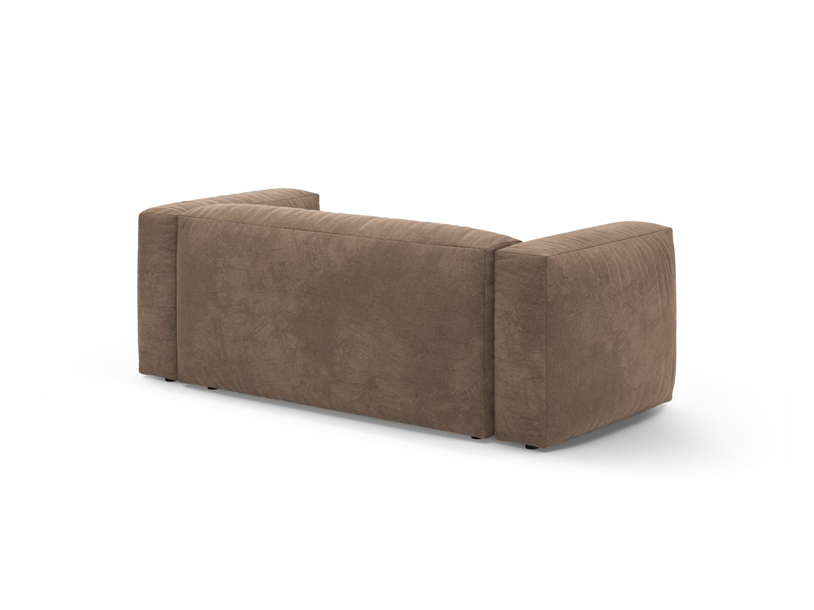 Elegantes 2-Sitzer Sofa Martina in hochwertigem Dunkelbeige, ideal für moderne Wohnräume und gemütliche Stunden zu zweit.