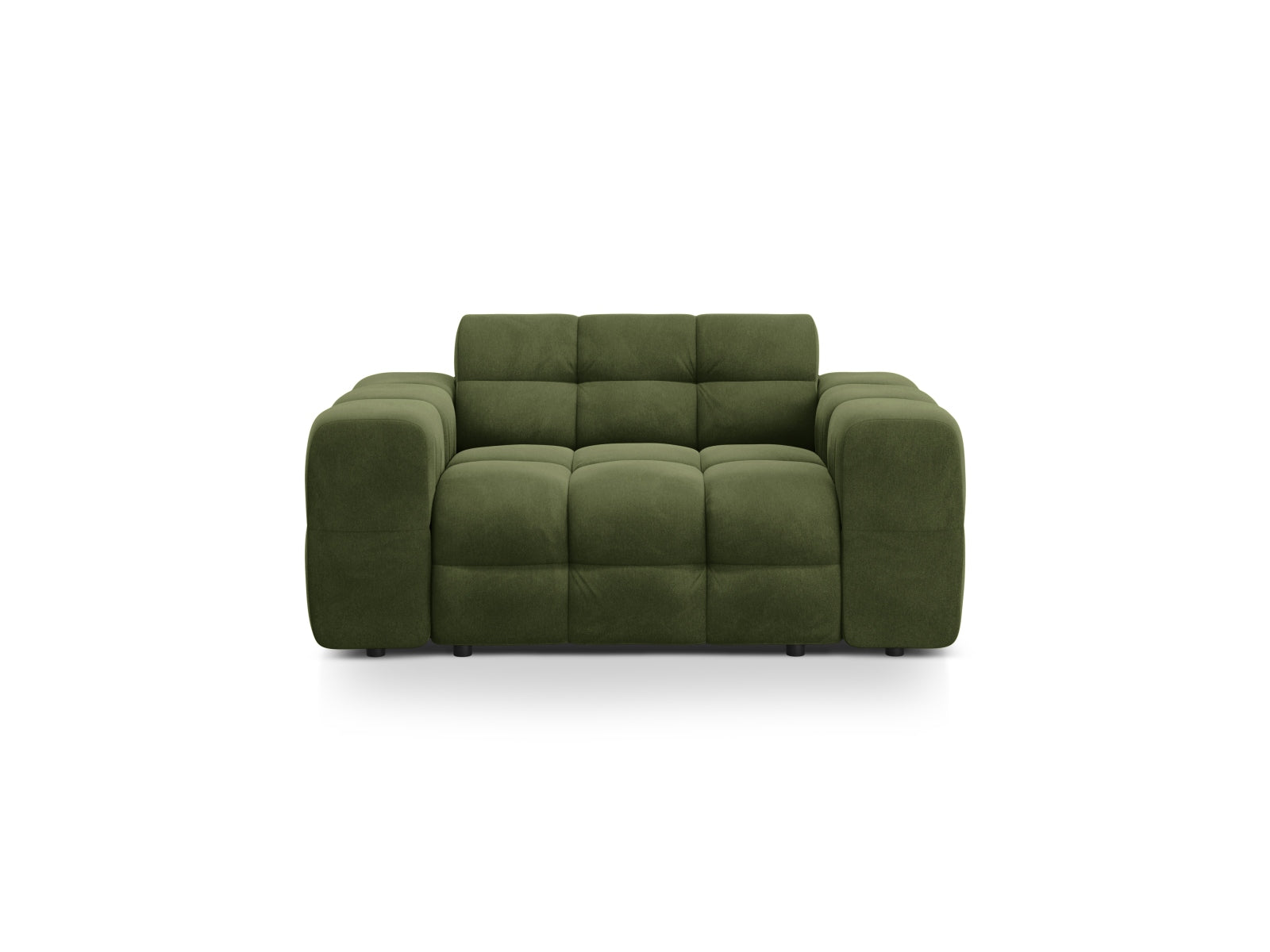 Kendal Velour Sofa 2 Sitzer in Army Green-Magic Velvet präsentiert im Onlineshop von KAQTU Design AG. 2er Sofa ist von Micadoni