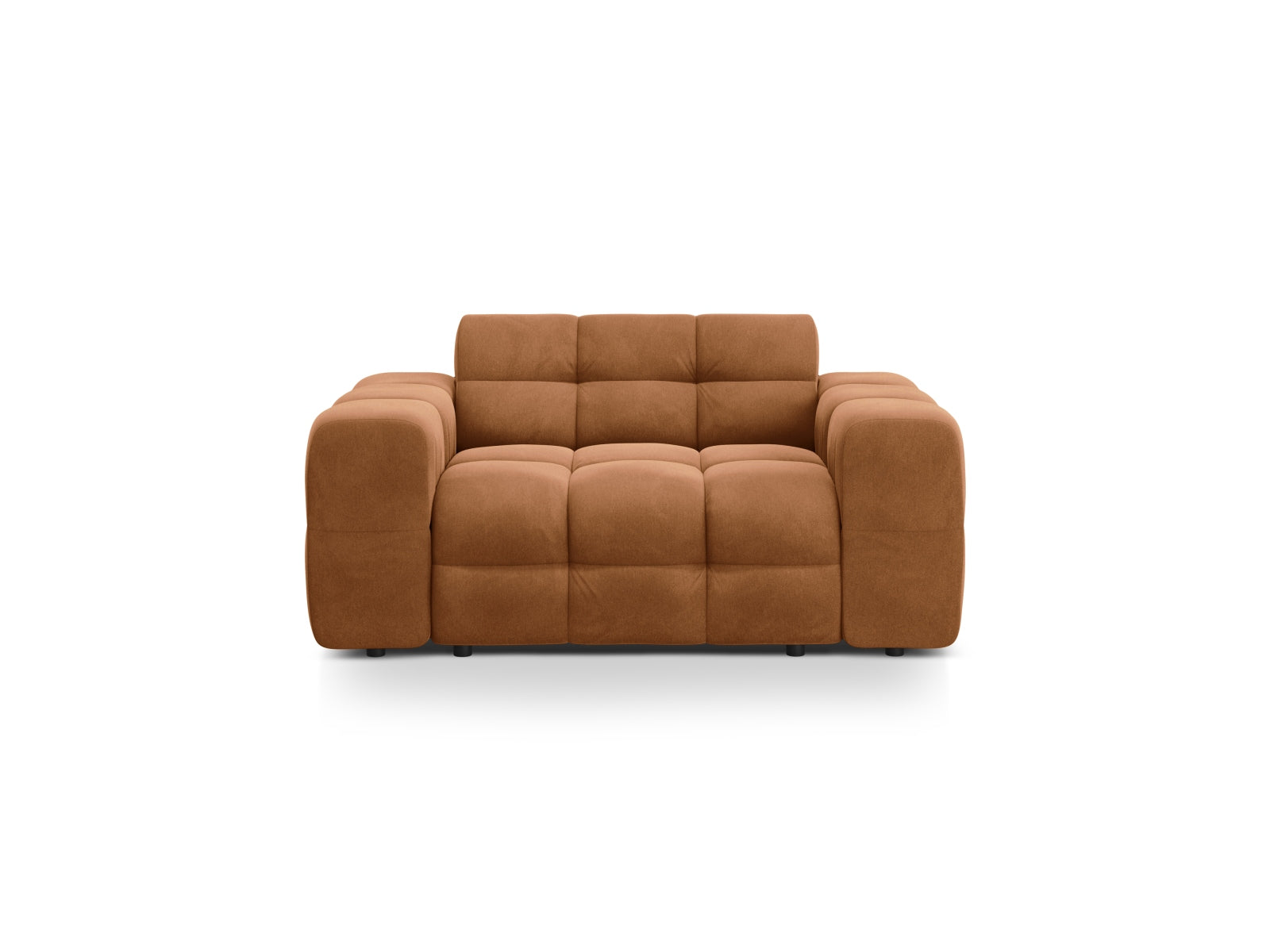 Kendal Velour Sofa 2 Sitzer in Camel-Magic Velvet präsentiert im Onlineshop von KAQTU Design AG. 2er Sofa ist von Micadoni