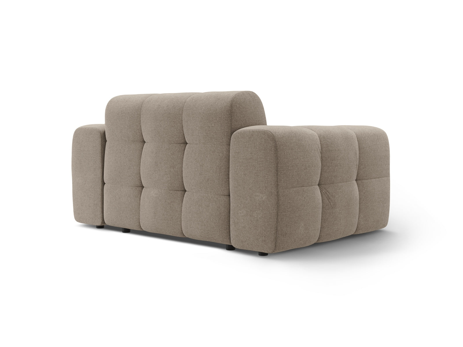 Elegantes Kendal 2-Sitzer Sofa in warmem Dunkelbeige, perfekt für einladende Wohnräume und entspannte Stunden.
