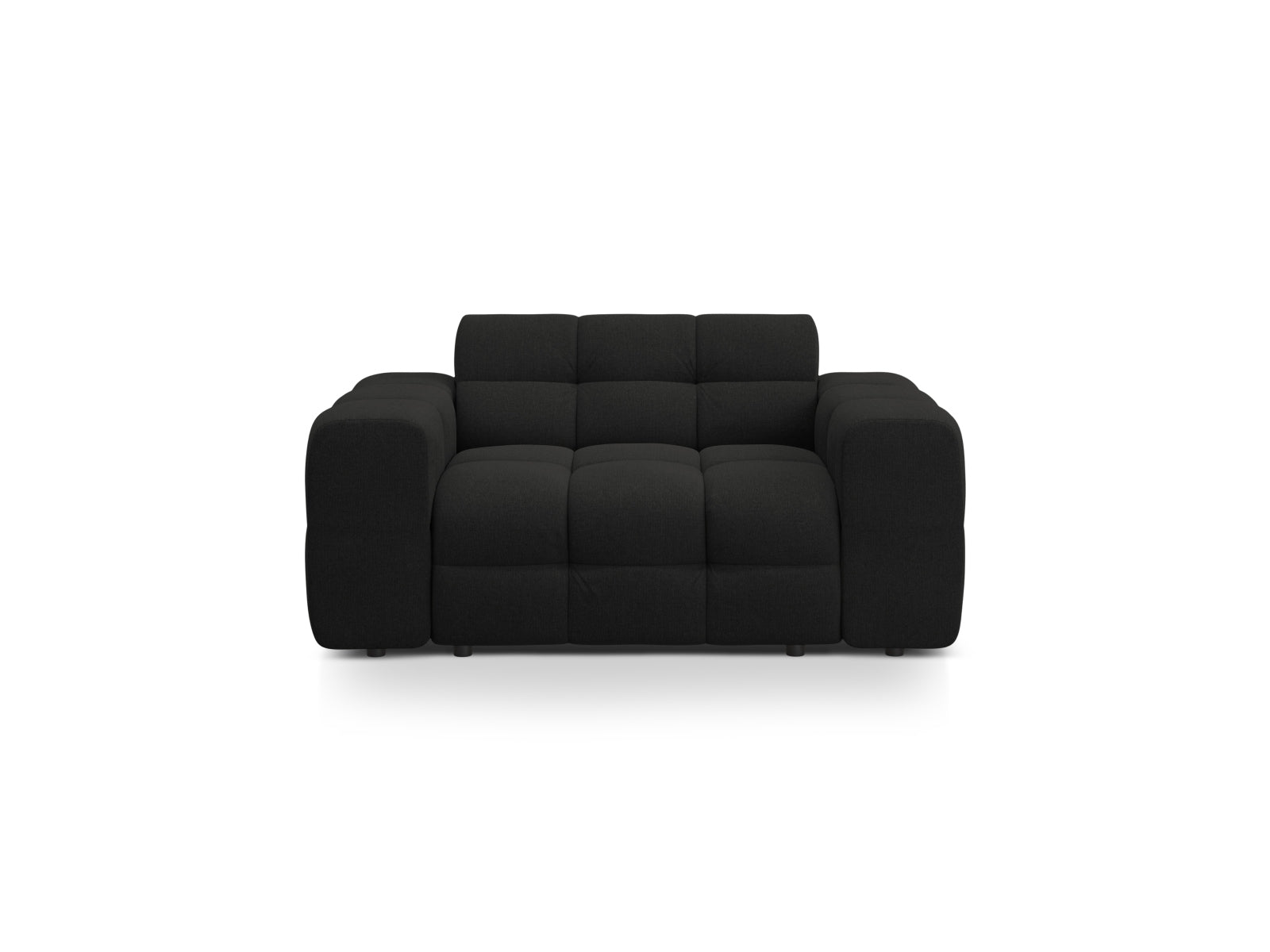 Kendal Sofa 2 Sitzer in Black-Ottawa präsentiert im Onlineshop von KAQTU Design AG. 2er Sofa ist von Micadoni