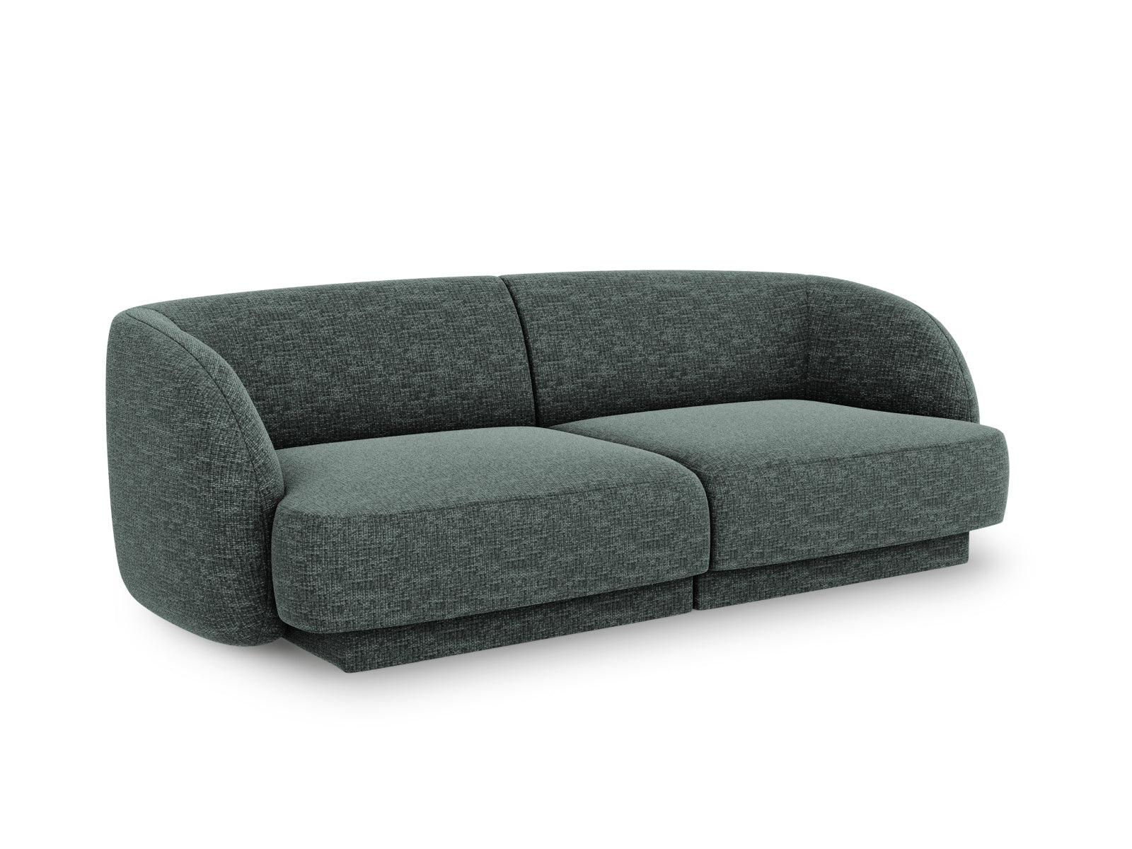 Miley Sofa 2 Sitzer in Petrol präsentiert im Onlineshop von KAQTU Design AG. 2er Sofa ist von Micadoni