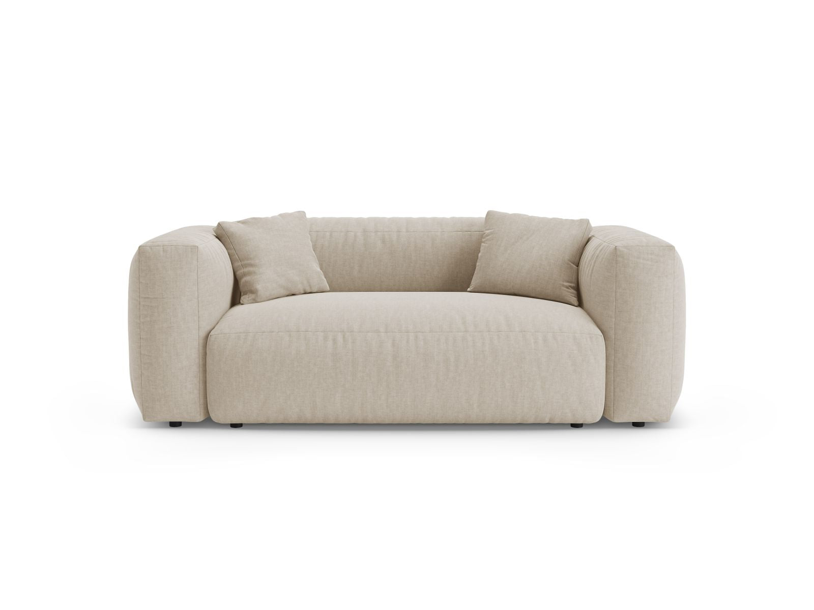2-Sitzer Sofa Martina in Light Beige-Boston präsentiert im Onlineshop von KAQTU Design AG. 2er Sofa ist von Micadoni