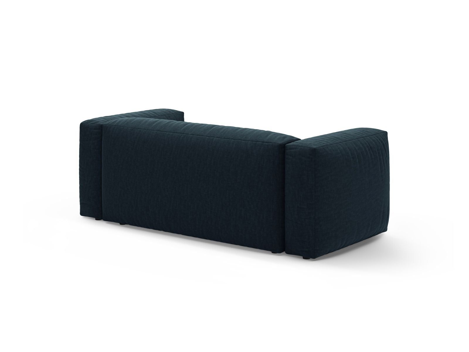 Elegantes 2-Sitzer Sofa Martina in modernem Blue Jeans-Boston, ideal für komfortable Wohnräume und gesellige Stunden.