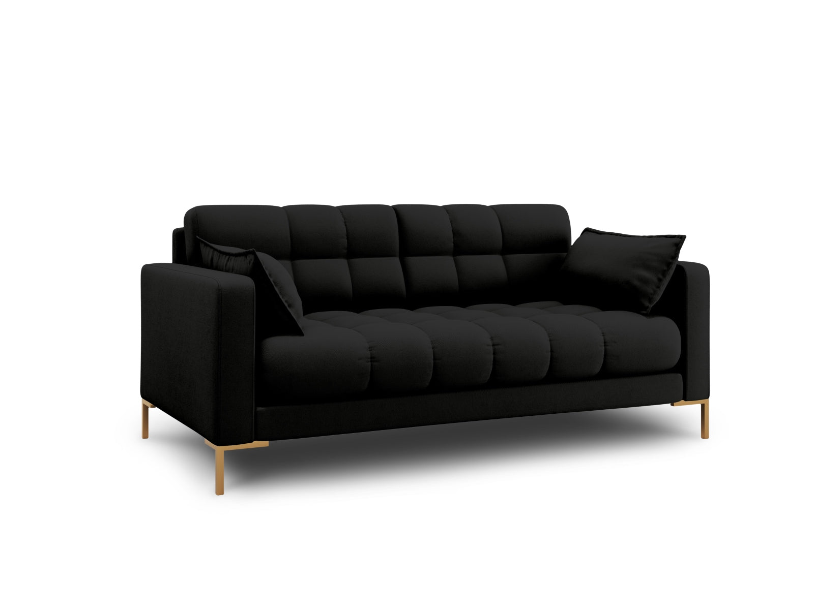 Mamaia Sofa 2 Sitzer in Black/Gold präsentiert im Onlineshop von KAQTU Design AG. 2er Sofa ist von Micadoni