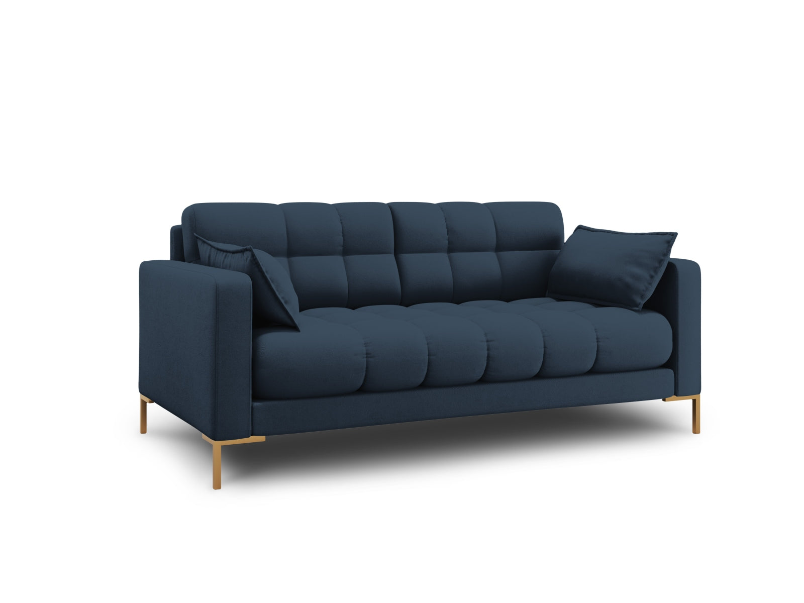 Mamaia Sofa 2 Sitzer in Blue/Gold präsentiert im Onlineshop von KAQTU Design AG. 2er Sofa ist von Micadoni