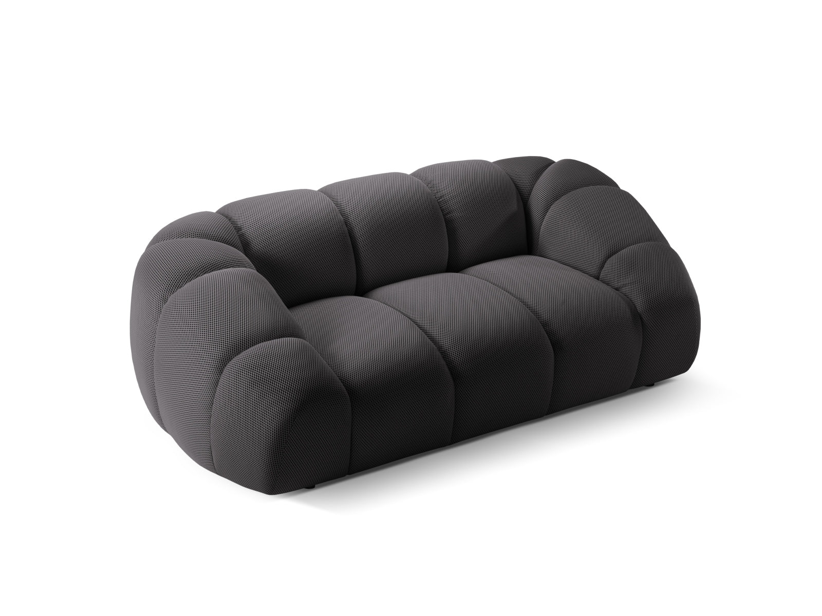 Elegantes 2-Sitzer Sofa Diana in Espresso-Sonic, ideal für moderne Wohnräume, vereint Komfort und zeitgemäßes Design von Micadoni.