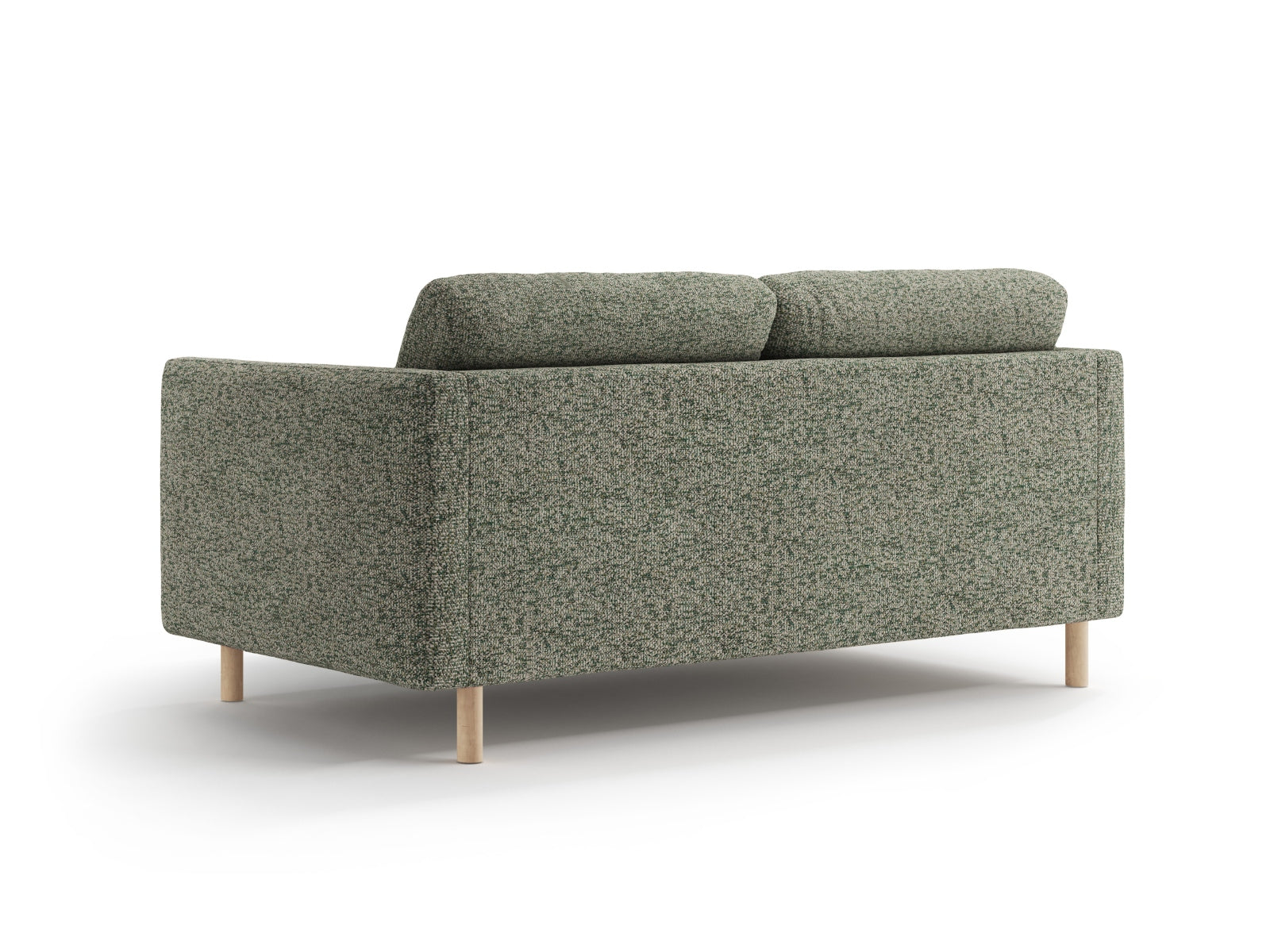 Stilvolles 2-Sitzer Sofa Eden in edlem Moosgrün, perfekt für zeitgemäße Inneneinrichtungen, angeboten von Micadoni.