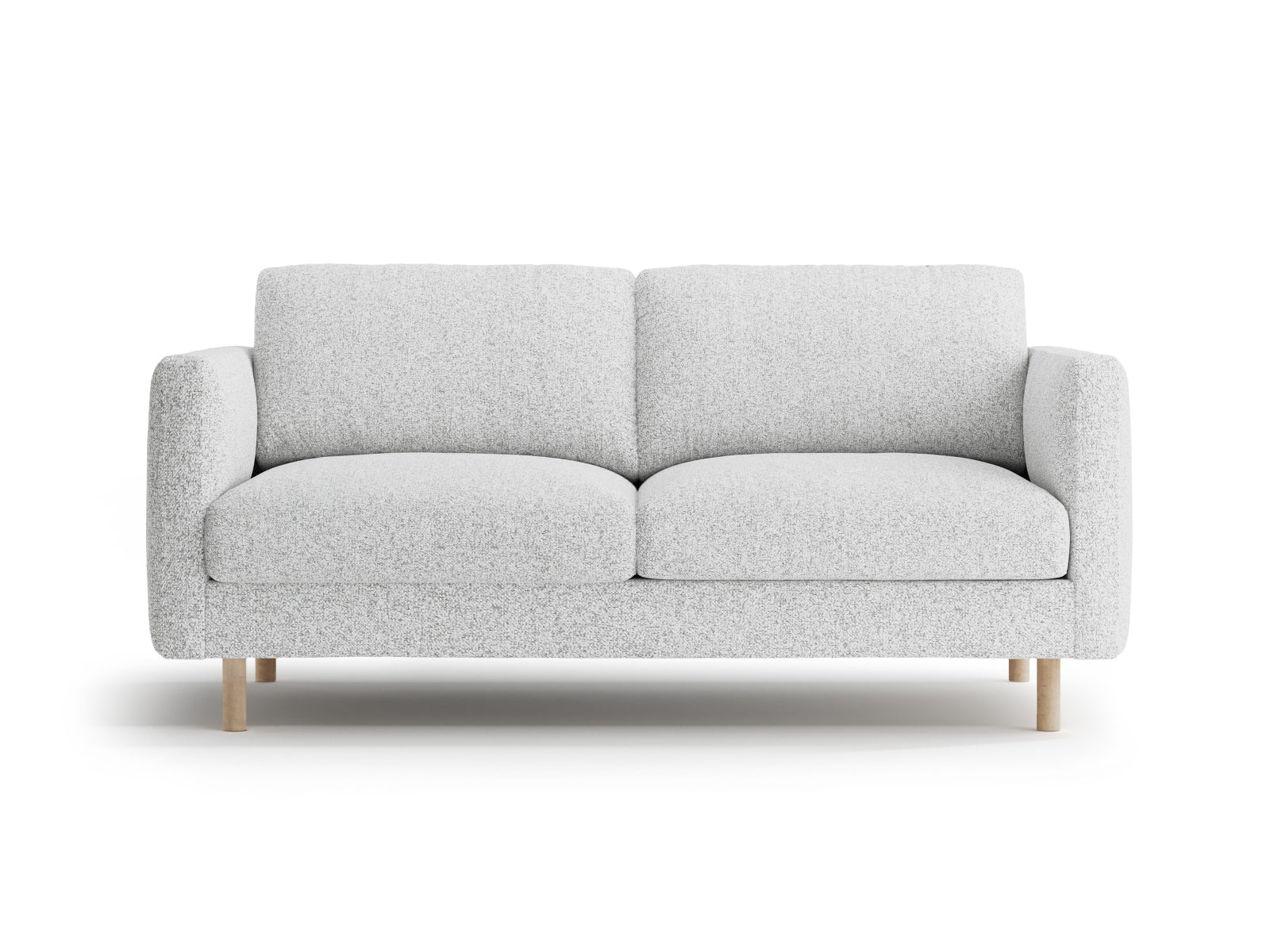 Eden Sofa 2 Sitzer in Light Grey Melange-Puente präsentiert im Onlineshop von KAQTU Design AG. 2er Sofa ist von Micadoni