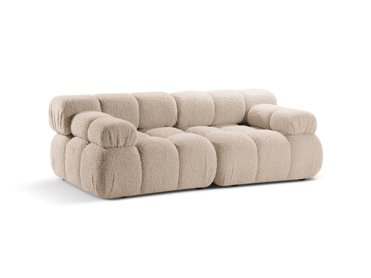 Bellis Boucle modulares Sofa 2 Sitzer 94cm in Light Beige-Rolf präsentiert im Onlineshop von KAQTU Design AG. 3er Sofa ist von Micadoni
